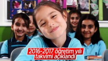 2016-2017 öğretim yılı takvimi açıklandı